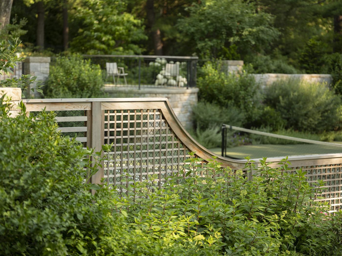 景观创作，Gregory Lombardi设计，Wellesley, Sport Court Overlook